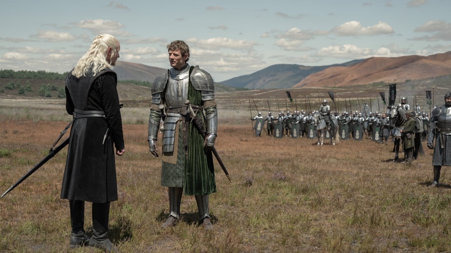 Matt Smith and James Norton in "House of the Dragon."