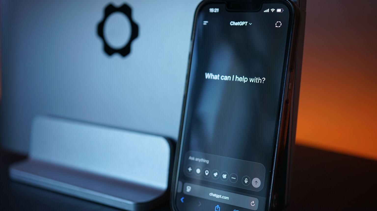 ChatGPT on phone