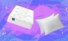 Mattress and pillows