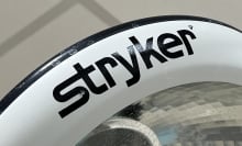 Stryker logo on medical equipment