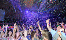 Fans attend YouTube OnStage during VidCon at the Anaheim Convention Center Arena 