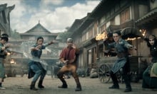 Miya Cech, Kiawentiio, Gordon Cormier, Ian Ousley, and Maria Zhang in "Avatar: The Last Airbender."