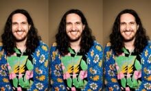 three headshots of sidney raskind smiling 