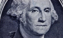 George Washington on the dollar bill