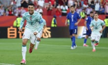 Ronaldo celebrates a goal at the World Cup