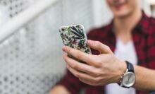 Phone in hand