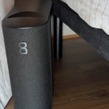 the eight sleep pod 5 hub next to a bed