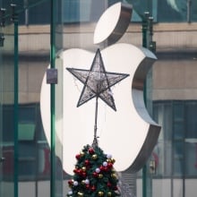 An Apple store in China.