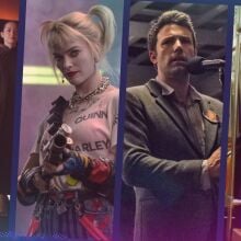Images from "Kill Bill," "Birds of Prey," "Gone Girl," and "Marriage Story."