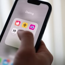 Dating apps on phone