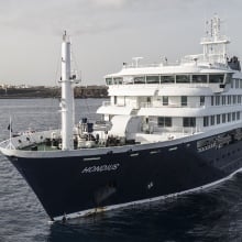the m/v Hondius off the coast of Cape Verde