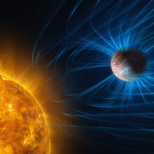 Inferring the strength of exoplanet magnetic fields