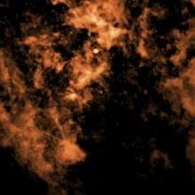 ALMA image revealing a cone-shaped gap near Milky Way's black hole