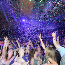 Fans attend YouTube OnStage during VidCon at the Anaheim Convention Center Arena 