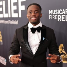 Kai Cenat attends the 67th Annual GRAMMY Awards on February 02, 2025 in Los Angeles, California. 