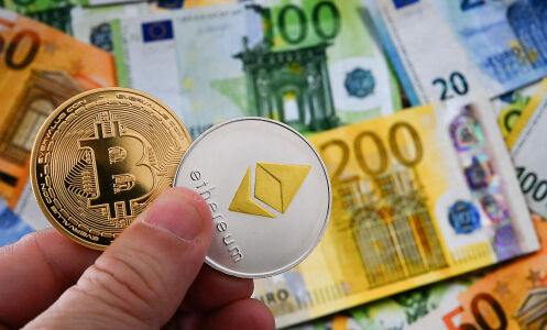 Bitcoin coin illustration