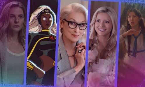 A composite of images from film and TV streaming this week.