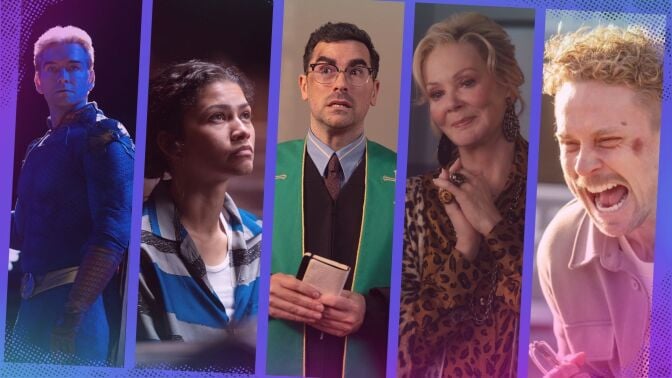 A composite of images from film and TV streaming this week.