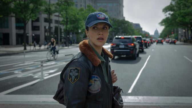 Jessica Brown Findlay in "Silo."