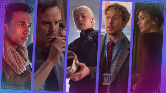 A composite of images from film and TV streaming this week.