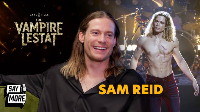 The Vampire Lestat's Sam Reid on the Say More couch