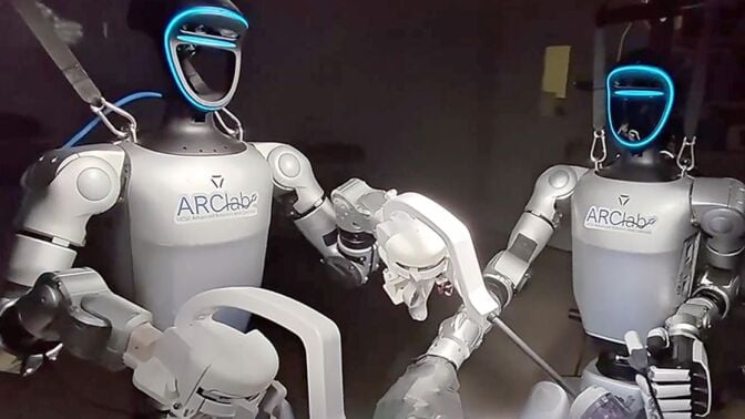 Surgical humanoid robots.