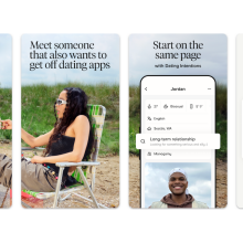 Hinge dating app screenshot. 