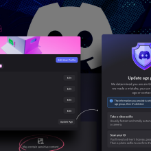 Screenshot of how age grouping works on Discord. 