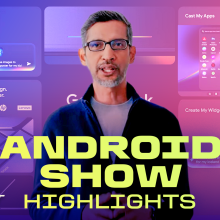 The Android Show I/O Edition, Sundar Pichai, google