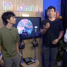 Three brothers being interviewed