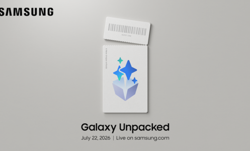 Samsung Galaxy Unpacked invitation graphic