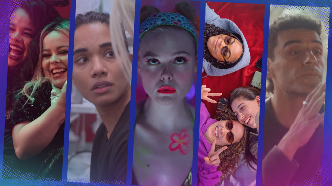 A composite of images from film and TV streaming this week.